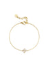 Bracelet with clover decoration
