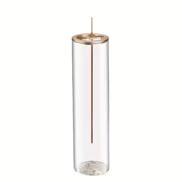 Suporte para incenso em vidro.