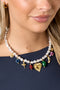 Imitation Pearl Beaded Necklaces Heart Casual Daily Romantic Series Women's jewelry