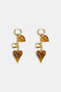 Stainless Steel Dangle Earrings Heart Casual Daily Romantic Series Women's jewelry