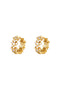 Elegant Rhinestone Hoop Earrings in Multiple Colors