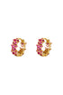 Elegant Rhinestone Hoop Earrings in Multiple Colors