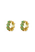Elegant Rhinestone Hoop Earrings in Multiple Colors
