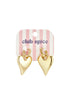 Stainless Steel Drop Earrings Heart Casual Daily Simple Series Women's jewelry