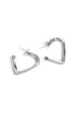 Hoop Earrings Heart Simple Daily Simple Series Women's jewelry