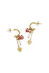 Stainless Steel Dangle Earrings Heart Casual Daily Simple Series Women's jewelry