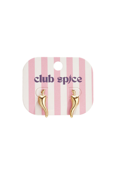 Chili pepper spicy stud earrings