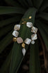 Bracelet with shells and sea charms beige