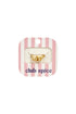Statement ring with knot and stripe details