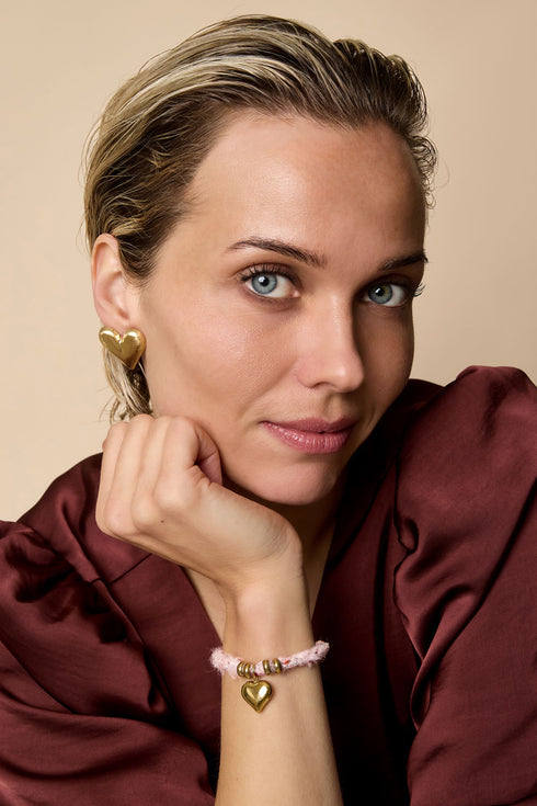 Stud Earrings Heart Casual Daily Simple Series Women's jewelry