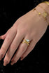 Stainless Steel Gemstone Rings lines Simple Daily Simple Series Women's jewelry