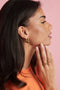 Heart-Shaped Hoop Earrings in Three Sizes