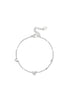 Bracelet with heart and stone pattern