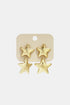 Stainless Steel Drop Earrings Star Casual Daily Simple Series Women's jewelry