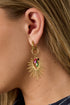 Shining Heart Happy Charm earrings