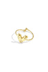 Adjustable ring with decorated heart