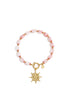 Stainless Steel Beaded Bracelets Heart Casual Daily Simple Series Women's jewelry