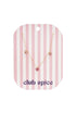 Necklace with pink stones in hearts