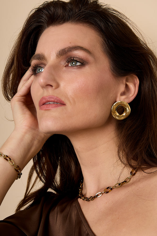 Stud Earrings circle Casual Daily Simple Series Women's jewelry