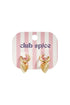 Earrings with radiant heart