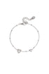 Bracelet with hearts, colored stones, and dots