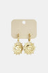 Stainless Steel Drop Earrings sun Casual Daily Simple Series Women's jewelry