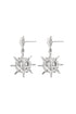 Stainless Steel Charm Earrings sun Casual Daily Simple Series Women's jewelry