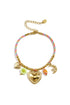 Rope Charm Bracelets Heart Daily Daily Romantic Series Women's jewelry