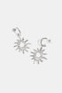 Stainless Steel Drop Earrings sun Casual Daily Simple Series Women's jewelry