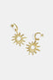 Stainless Steel Drop Earrings sun Casual Daily Simple Series Women's jewelry