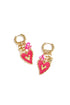 Stainless Steel Drop Earrings Heart Sweet Valentine's Day Romantic Series Women's jewelry