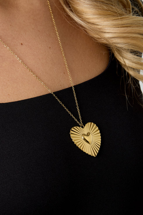 Stainless Steel Pendant necklaces Heart Casual Daily Simple Series Women's jewelry