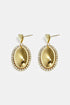 Stainless Steel Drop Earrings Heart Casual Daily Simple Series Women's jewelry