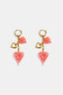 Stainless Steel Dangle Earrings Heart Casual Daily Romantic Series Women's jewelry