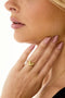 Adjustable ring with decorated heart