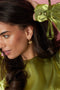 Earrings with radiant heart