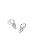 Stainless Steel Drop Earrings Heart Casual Daily Simple Series Women's jewelry